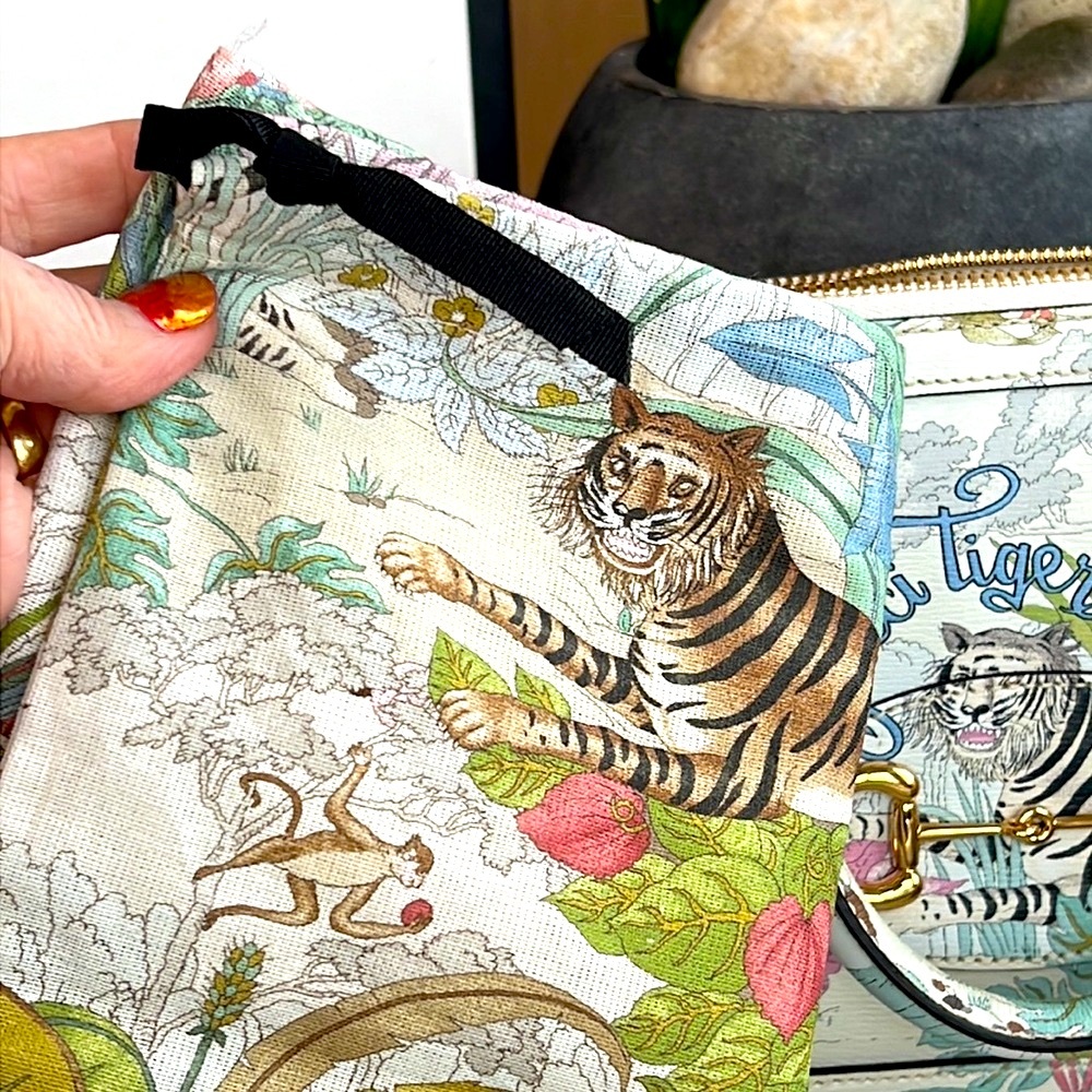 Gucci horsebit tiger Floral Print Women's Bag and wallet - Picture 13 of 16